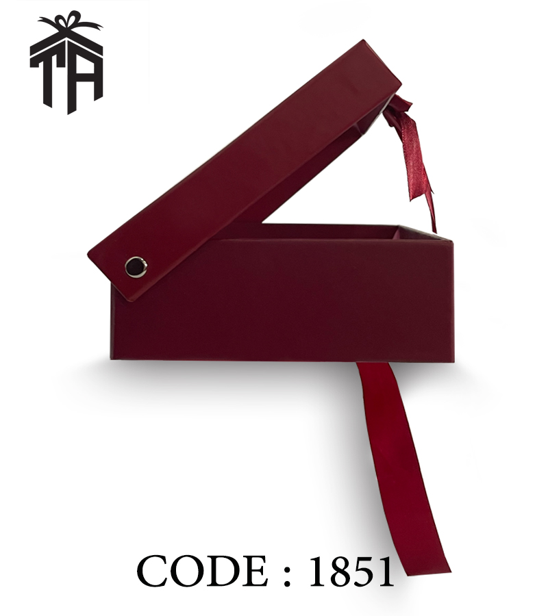 هارد باکس مستطیلی تک سایز لولایی کد 1851